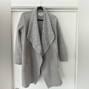 Gray Open Front BB Dakota Cardigan Sweater